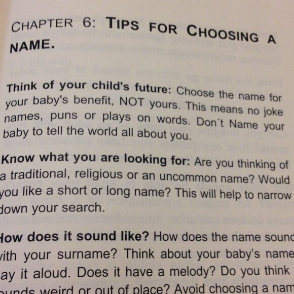 3 for $10 book sale! Baby Names - Fantastic and unique names for girls and boys - Picture 5 of 7